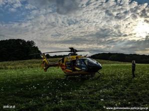 [VIDEO] Jaworscy policjanci pomogli w akcji ratowniczej