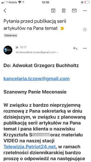 [VIDEO] Oszust prowadzi kancelarię adwokacką siedząc w więzieniu! Czy Krzysztof S. wyjdzie za rok po 1/3 10-letniego wyroku by znów okradać ludzi? Licząc na pomoc mecenasa - byłego sędziego Grzegorza Buchholtza - i kumulowanie się kar do niższego wyroku? 