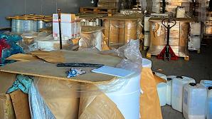 [VIDEO] Nielegalne fabryki papierosów zlikwidowane. Ponad 8 ton tytoniu i blisko 200 tys. szt. papierosów w magazynach