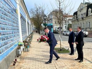 Wizyta wiceministra Jacka Bartmińskiego w Kijowie