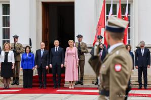 [VIDEO] Wizyta oficjalna Prezydenta Albanii w Polsce