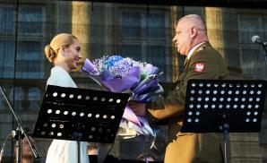 Występ żołnierzy Ośrodka Reprezentacyjnego Wojsk Obrony Terytorialnej