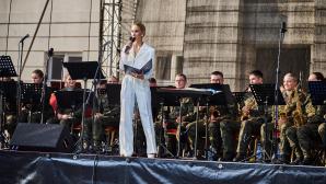 Występ żołnierzy Ośrodka Reprezentacyjnego Wojsk Obrony Terytorialnej