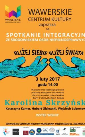 Intergracyjne spotkanie muzyczne w Wawerskim Centrum Kultury 