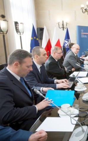 Wiceminister Marek Ziółkowski spotkał się z przedstawicielami białoruskich środowisk niezależnych