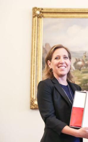 Prezydent spotkał się z prezes YouTube