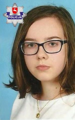 Lublin: Zaginęła 13-letnia Julia Rekiel