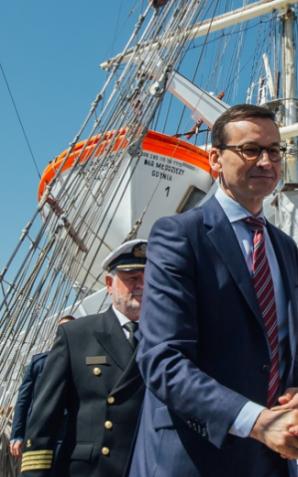 [VIDEO] Premier do załogi „Daru Młodzieży”: Polska jest najpiękniejsza – mówcie o tym we wszystkich portach całego świata