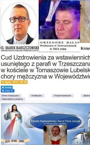 Dlaczego Tygodnik Zamojski szydzi z Cudu Uzdrowienia? Czy obrona miejscowych interesów politycznych, szkodliwych dla Diecezji oraz zdrowia i życia Parafian, odebrała dziennikarce Anecie Urbanowicz rozum?