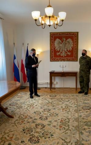 Spotkania uczestników misji SG w Słowenii i Macedonii Północnej z ambasadorami