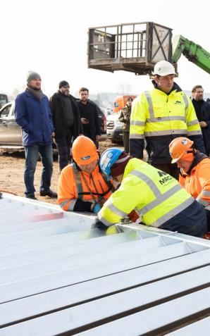 [VIDEO] Powstaje zapora na granicy polsko-białoruskiej