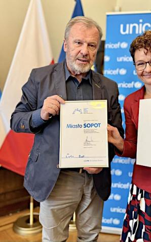 Sopot przystępuje do programu UNICEF Miasto Przyjazne Dzieciom