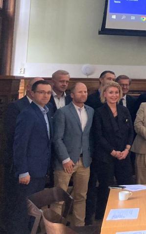 Wiceminister Adam Guibourgé-Czetwertyński na polsko-czeskim szczycie przemysłu jądrowego