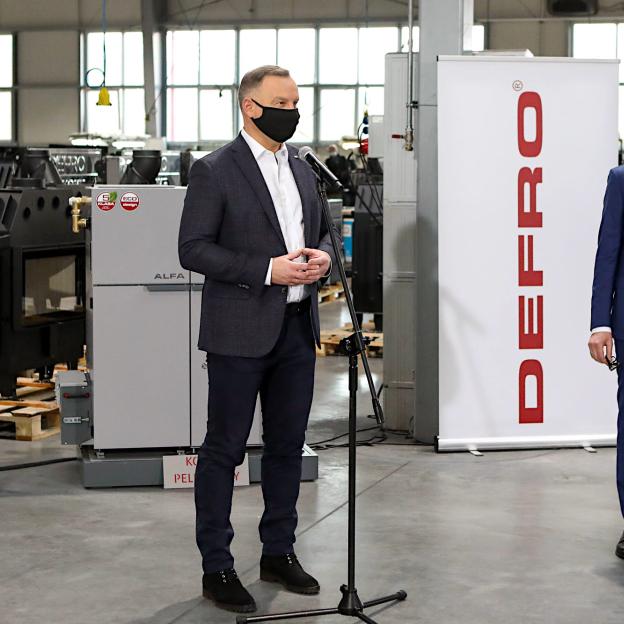 [VIDEO] Prezydent odwiedził firmę DEFRO