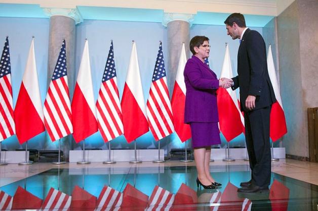 Spotkanie premier Beaty Szydło z Przewodniczącym Izby Reprezentantów USA i członkami Kongresu