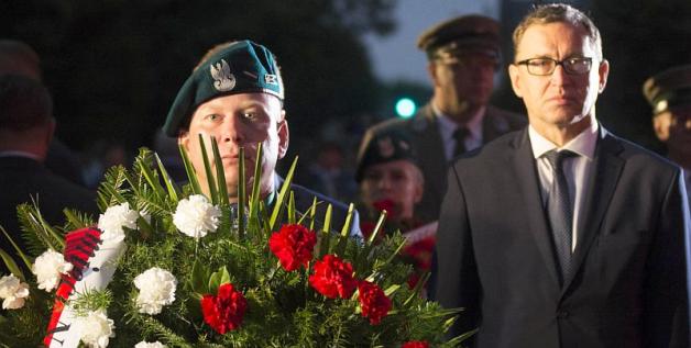 Prezes IPN dr Jarosław Szarek na ogólnopolskich obchodach 78. rocznicy wybuchu II wojny światowej