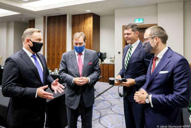 [VIDEO] Prezydent podkreślił, że Rozwój Trójmorza i współpraca w ramach Trójmorza służą całej Unii Europejskiej.