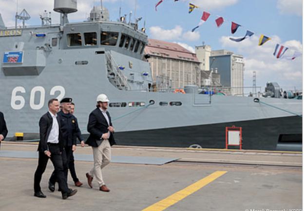 [VIDEO] Prezydent z dumą o Stoczni Remontowej HOLDING S.A. w Gdańsku