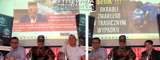 [VIDEO] Niewinny skazany na więzienie? Hiena pogrzebowa bezkarna? - konferencja Biura Rutkowski w Szczecinie