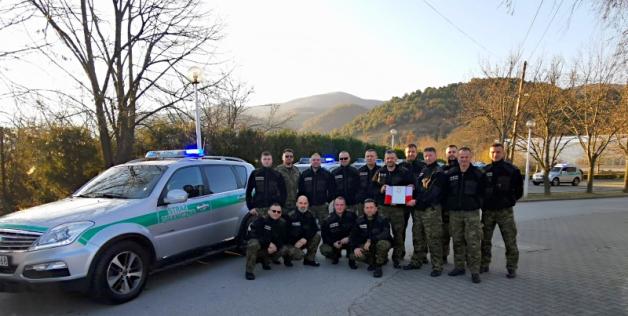 Funkcjonariusze XI edycji misji w Macedonii Północnej wrócili do Polski na święta