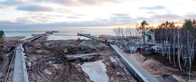 2021 rok na budowie przekopu Mierzej Wiślanej