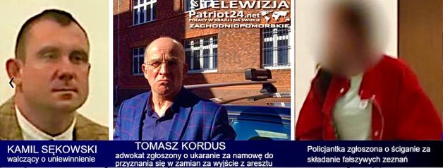 [VIDEO] Dochodzenie ws. podstępnego namówienia Kamila Sękowskiego przez szczecińskiego adwokata Tomasza Kordusa do fałszywego przyznania się do winy w zamian za opuszczenie aresztu wszczął Rzecznik Dyscyplinarny Okręgowej Rady Adwokackiej w Szczecinie!